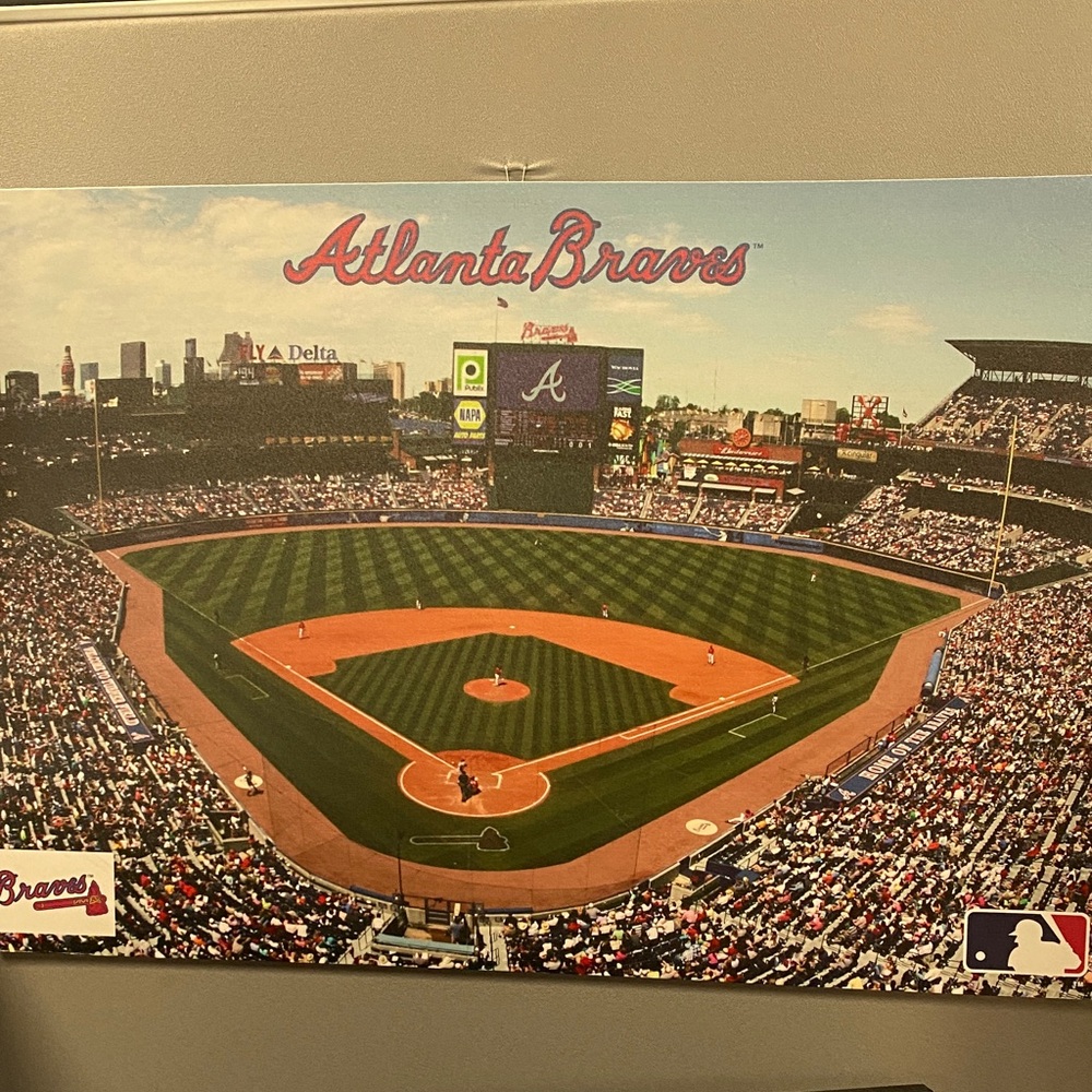 Atlanta Braves Stadium Poster